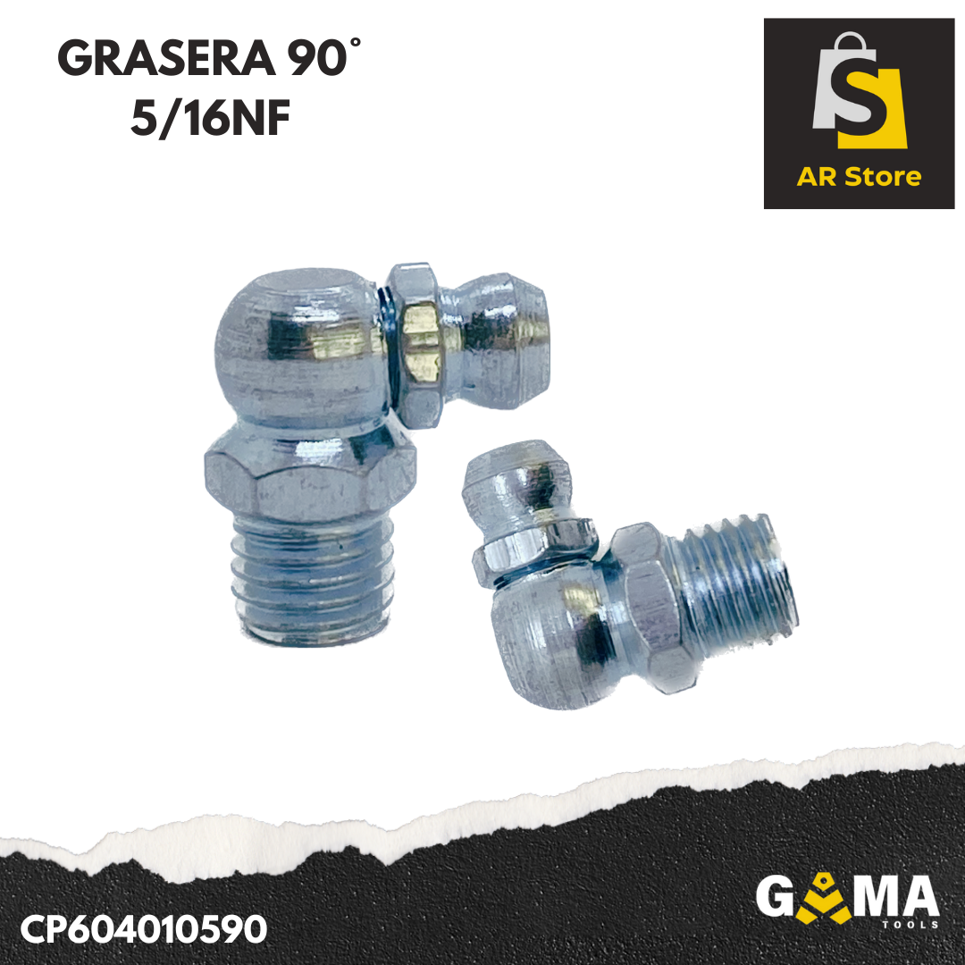GRASERA CURVA 90° 5/16NF
