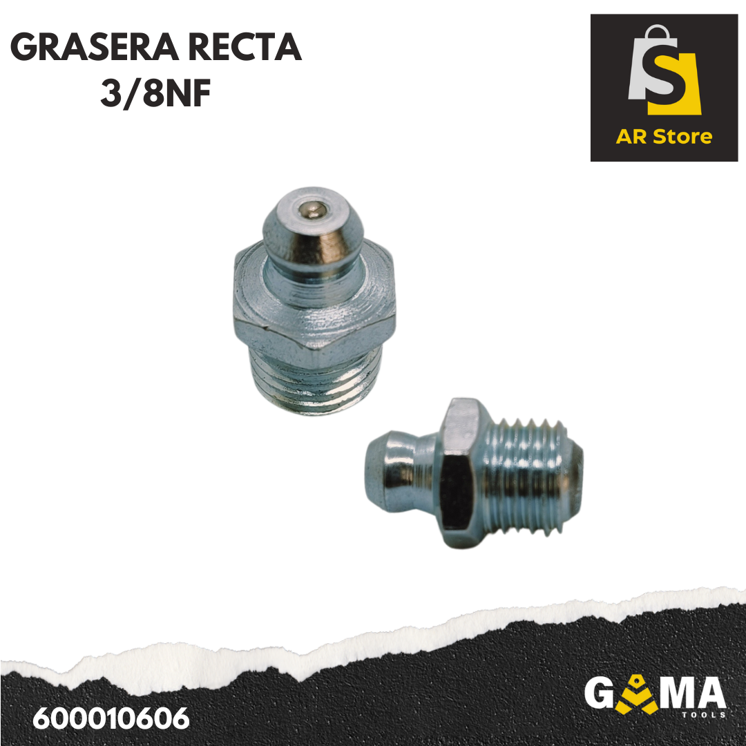 GRASERA RECTA 3/8NF